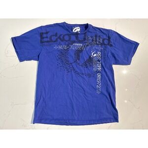 Ecko Unltd Mens Blue/purple Graphic T-Shirt